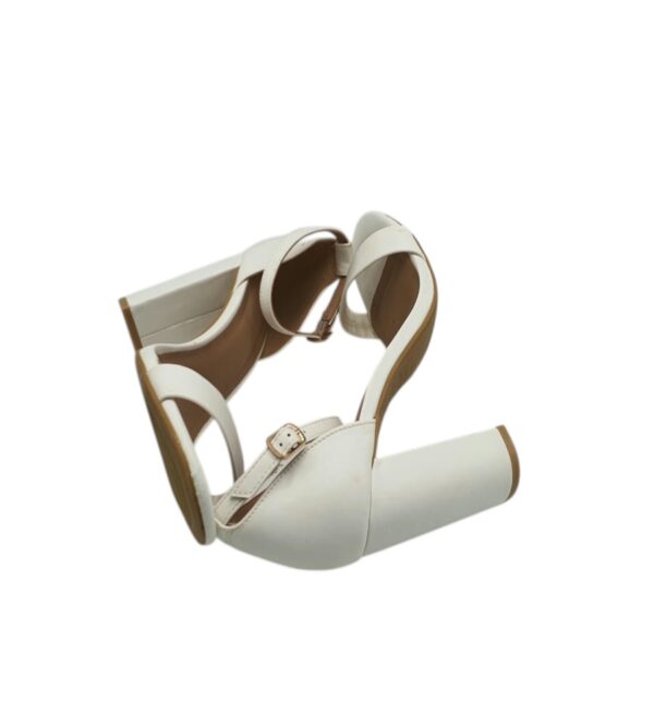 Sandale dama New Look 39, imitatie de piele, alb - imagine 4