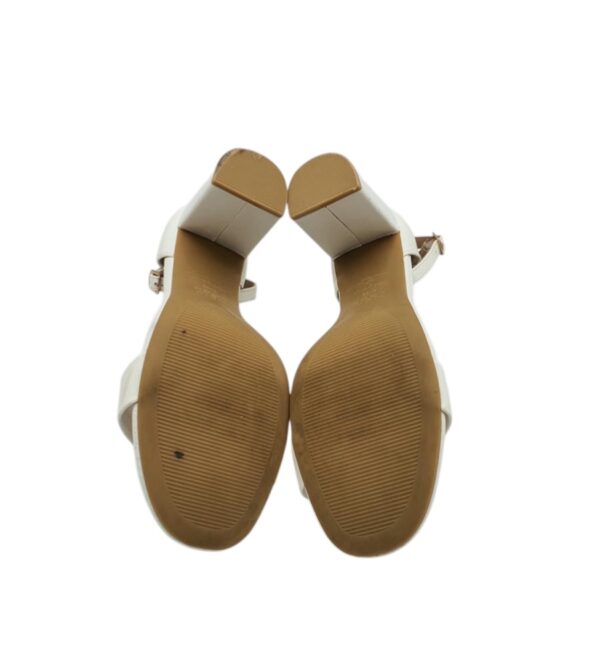 Sandale dama New Look 39, imitatie de piele, alb - imagine 5