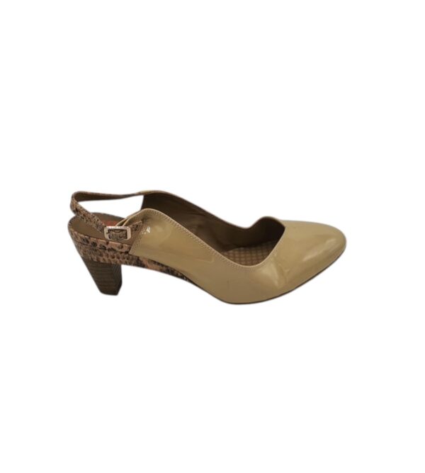 Pantofi dama Footglove 42, imitatie de piele , bej - imagine 1