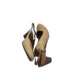 Pantofi dama Footglove 42, imitatie de piele , bej - imagine 4