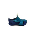 Sandale copii Nike 26, material textil, imitatie de piele, albastru