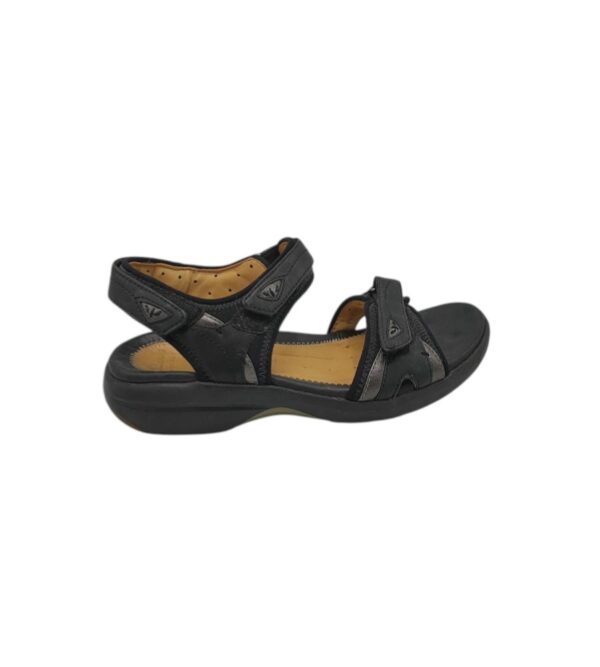 Sandale dama Clarks 39, piele, negru - imagine 1