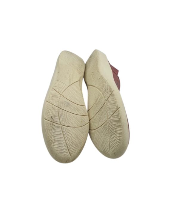 Espadrile dama Clarks 37, material textil, rosu alb - imagine 5