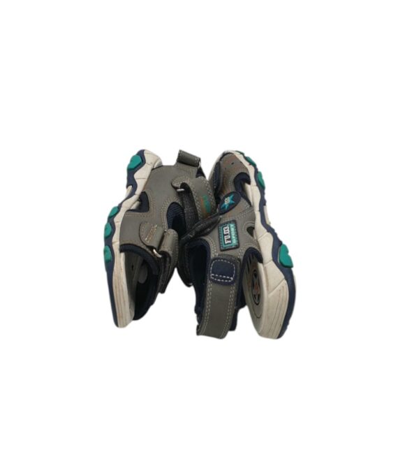 Sandale copii Sport 28, imitatie de piele, material textil, gri - imagine 4