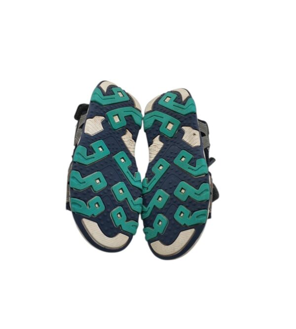 Sandale copii Sport 28, imitatie de piele, material textil, gri - imagine 5