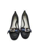Pantofi dama Mauro 39, piele, negru - imagine 3