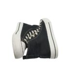 Tenisi dama 41, material textil, negru - imagine 4