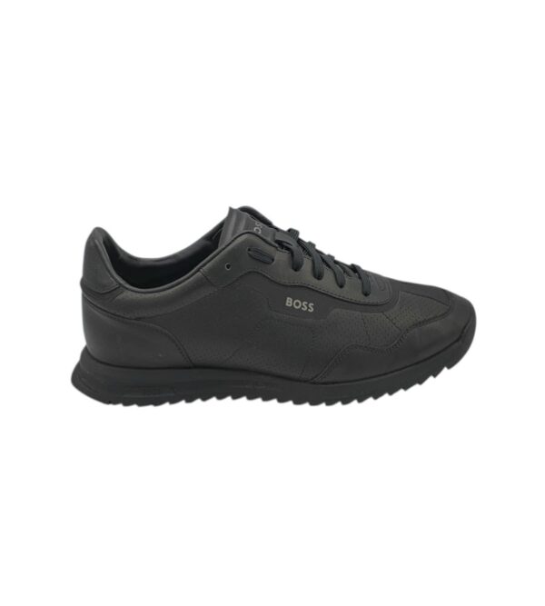 Adidasi barbati Hugo Boss 44 , piele, negru - imagine 1