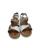 Sandale dama Rieker 39, imitatie de piele, gri - imagine 3
