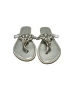 Saboti dama 40, imitatie de piele, gri - imagine 3