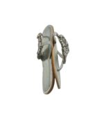 Saboti dama 40, imitatie de piele, gri - imagine 4