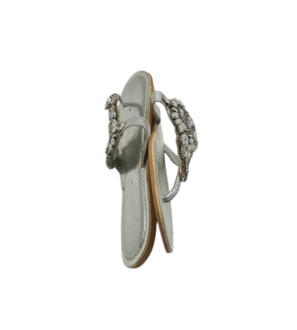 Saboti dama 40, imitatie de piele, gri - imagine 4