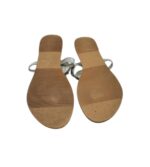 Saboti dama 40, imitatie de piele, gri - imagine 5