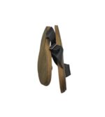 Saboti dama Malibu 41, imitatie de piele, negru - imagine 4