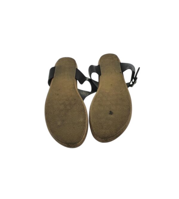 Saboti dama Malibu 41, imitatie de piele, negru - imagine 5