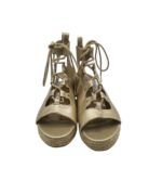 Sandale dama Primark 37, imitatie de piele, auriu - imagine 3