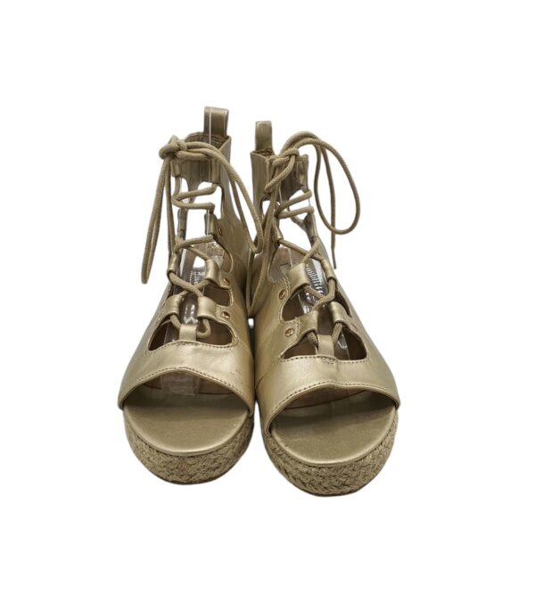 Sandale dama Primark 37, imitatie de piele, auriu - imagine 3
