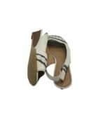 Sandale dama Footglove 42, imitatie de piele, alb - imagine 4