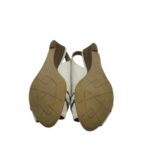 Sandale dama Footglove 42, imitatie de piele, alb - imagine 5