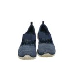 Espadrile dama Skechers 37, material textil, albastru - imagine 3