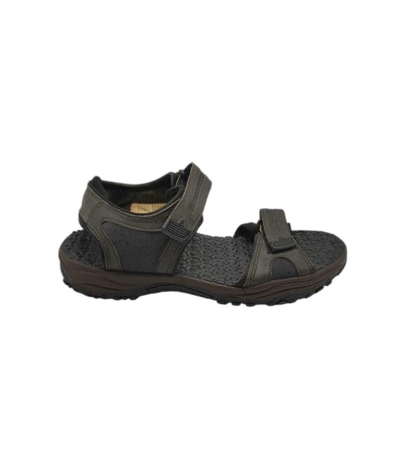 Sandale barbati 44, imitatie de piele, negru - imagine 1