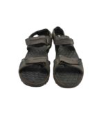 Sandale barbati 44, imitatie de piele, negru - imagine 3