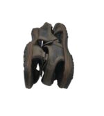 Sandale barbati 44, imitatie de piele, negru - imagine 4