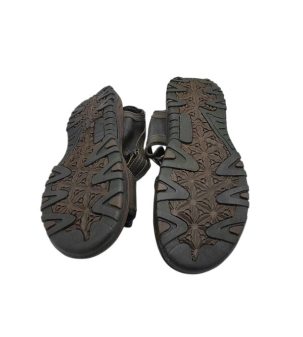 Sandale barbati 44, imitatie de piele, negru - imagine 5