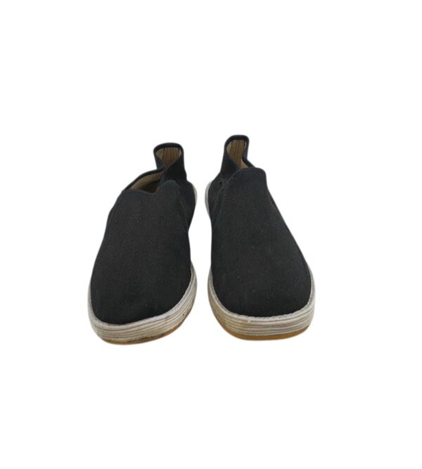 Espadrile barbati 41, material textil, negru - imagine 3