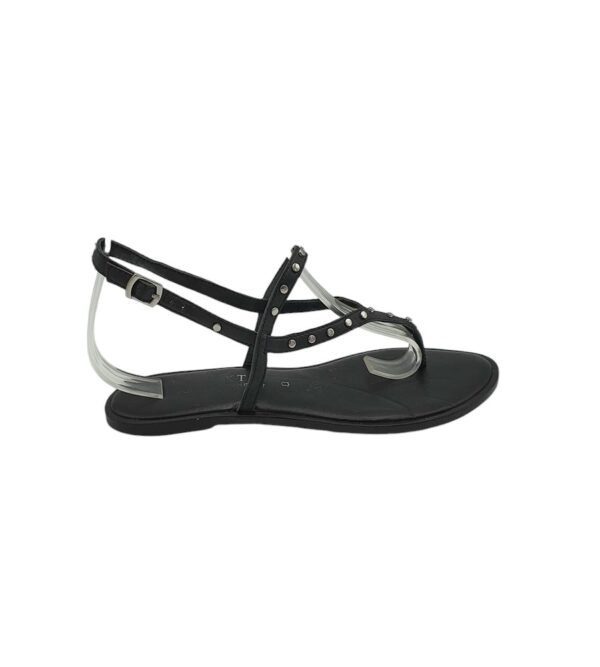 Sandale dama Next 41, piele, negru - imagine 1