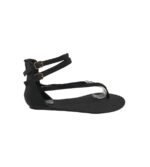 Sandale dama Next 41, imitatie de piele, negru