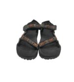 Sandale dama Teva 38, material textil, negru maro - imagine 3