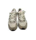 Adidasi dama Nike 39, piele intoarsa, material textil, alb gri - imagine 3