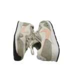 Adidasi dama Nike 39, piele intoarsa, material textil, alb gri - imagine 4