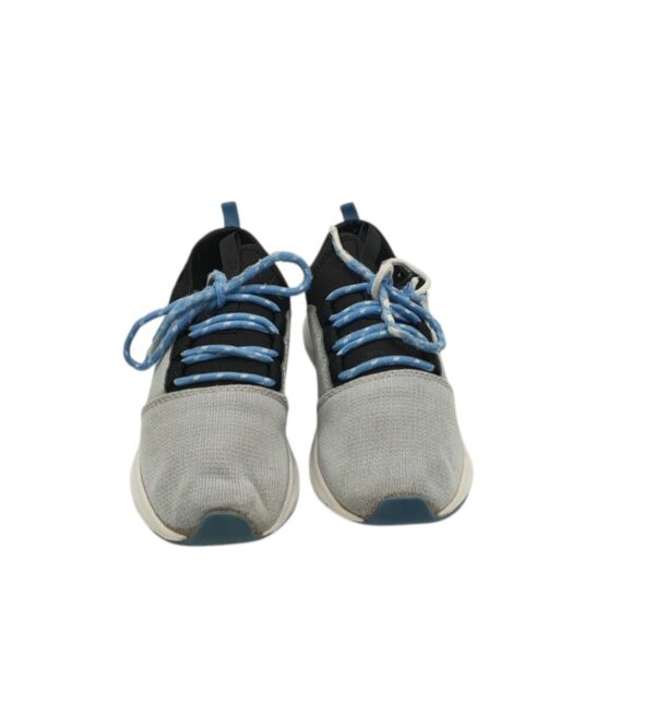 Adidasi dama 37, material textil, gri negru - imagine 3