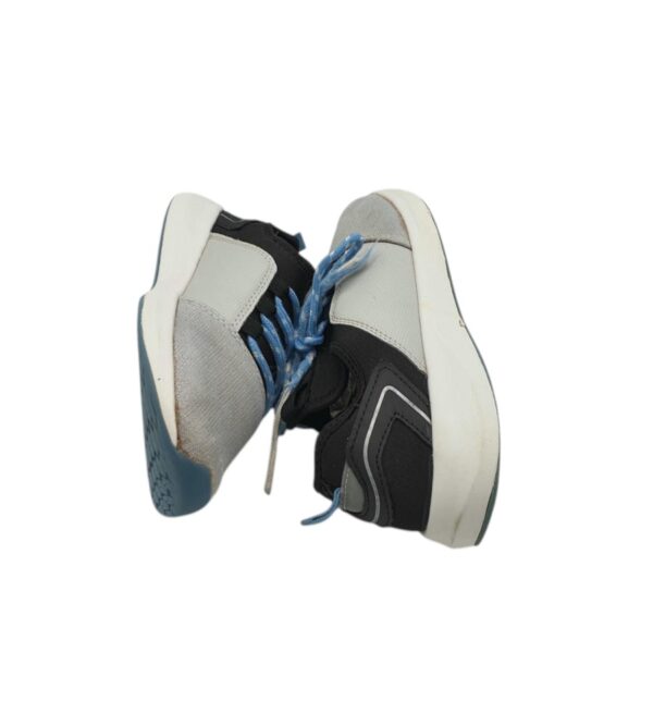 Adidasi dama 37, material textil, gri negru - imagine 4