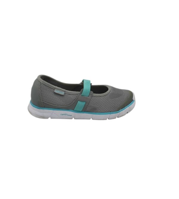 Espadrile dama Newfeel 37, material textil, gri - imagine 1