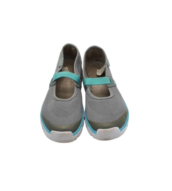 Espadrile dama Newfeel 37, material textil, gri - imagine 3