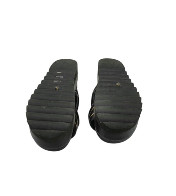 Saboti dama Asos 39, imitatie de piele, negru - imagine 5