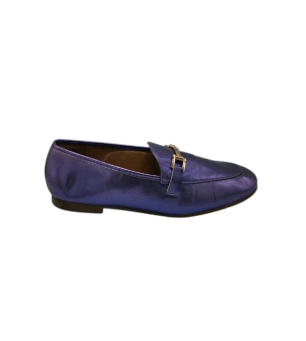 Mocasini dama Claudia Ghizzani 41, imitatie de piele, mov - imagine 1
