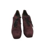 Pantofi dama Tamaris 38, piele intoarsa, maro - imagine 3