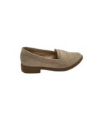 Mocasini Swan 36, material textil, bej