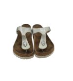 Saboti dama Birkenstock 37, alte materiale , gri - imagine 3
