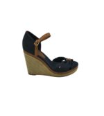 Sandale dama Tommy Hilfiger 37, material textil, bleumarin