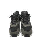 Adidasi barbati Nike 45, material textil, piele intoarsa, gri negru - imagine 3