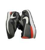 Adidasi barbati Nike 45, material textil, piele intoarsa, gri negru - imagine 4