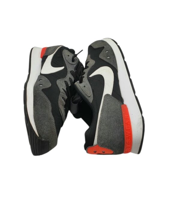 Adidasi barbati Nike 45, material textil, piele intoarsa, gri negru - imagine 4