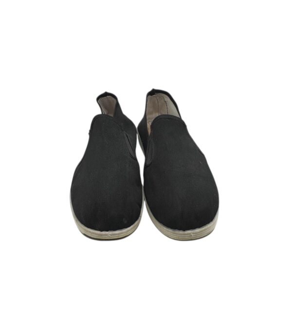 Espadrile barbati 44, material textil, negru - imagine 3