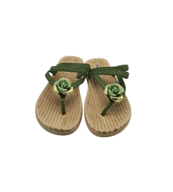 Saboti dama Fashion 37, alte materiale , verde - imagine 3