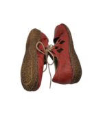 Pantofi dama Rieker 38, piele, rosu - imagine 4